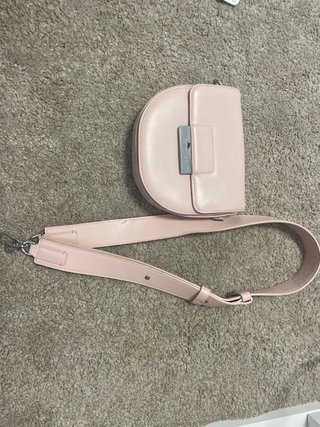 Bolso Calvin Klein rosa plateado