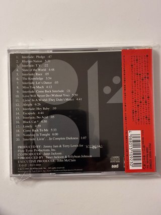 Janet Jackson - Rhythm Nation 1814 CD Japon