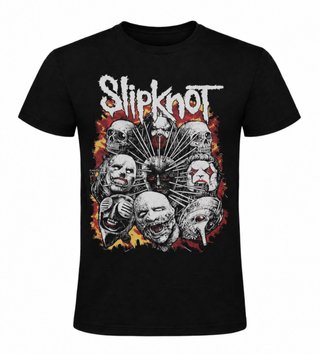 Camiseta Slipknot - Diseño Calaveras