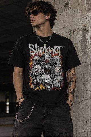 Camiseta Slipknot - Diseño Calaveras