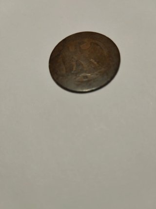 Moneda 5 céntimos Napoleón III 1865 BB