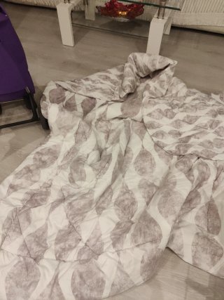 Colcha de cama con estampado