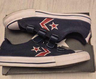 Zapatillas Converse niño velcro azul