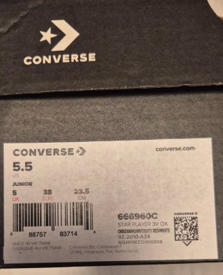 Zapatillas Converse niño velcro azul