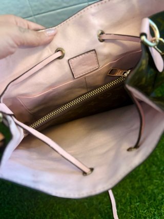 Bolso Saco Louis Vuitton Neónoé Marrón y Rosa