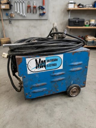 Soldadora Profesional Azul Antigua
