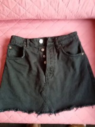 Falda corta Zara elástica mujer