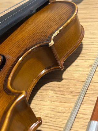 Violín para niño con arco y funda
