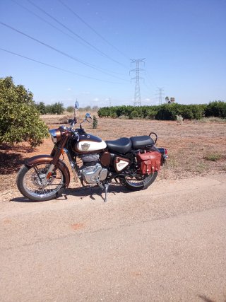 Royal Enfield Classic 350 Beige/Marrón