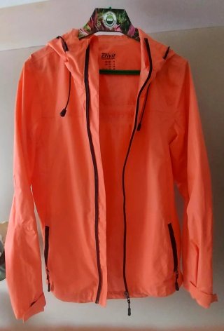 Cortavientos chubasquero Crivit naranja Talla L