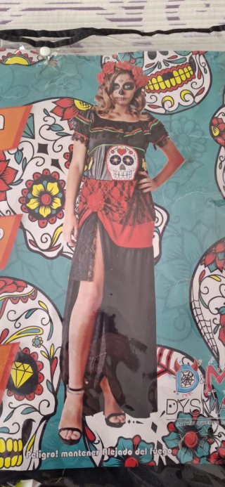 Disfraz Catrina Talla Única