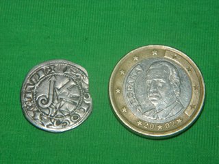Moneda medieval plata Comtat de Tolosa