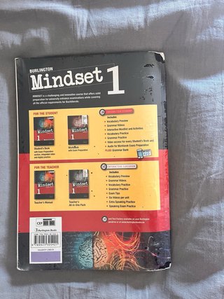 Libro ingles Mindset 1 bachillerato