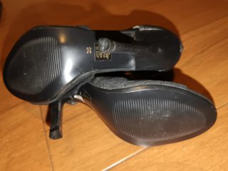 Zapatos San Marina Negros Tacón