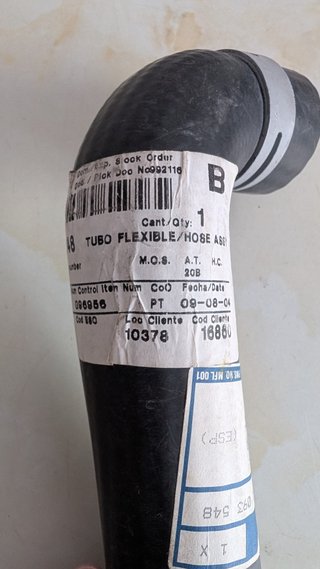 Manguito Radiador Ford 93AB-8B274-BB