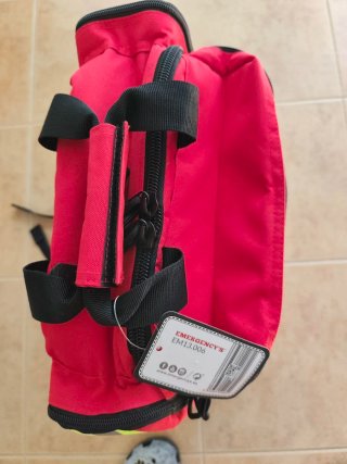 Mochila/botiquín de emergencia, primeros auxilios
