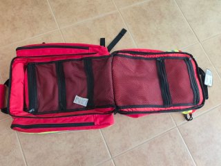 Mochila/botiquín de emergencia, primeros auxilios