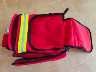 Mochila/botiquín de emergencia, primeros auxilios