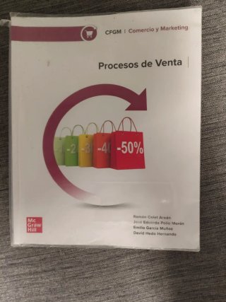 Procesos de venta, CFGM Comercio y Marketing