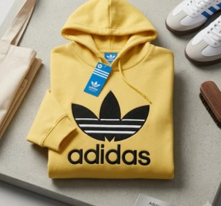 Sudadera Adidas Unisex Amarilla Talla Única