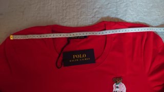 Camiseta Polo Ralph Lauren Roja Talla XXL