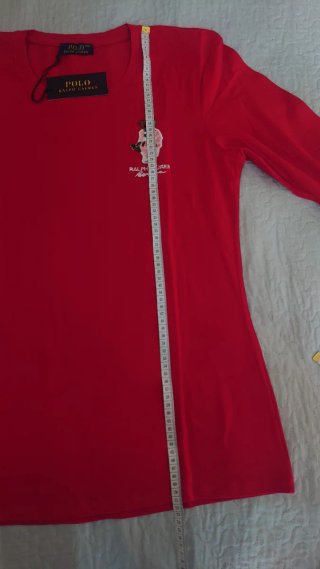 Camiseta Polo Ralph Lauren Roja Talla XXL