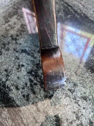2 Mecedoras de madera y ratán