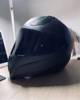 Casco Moto Negro 130R
