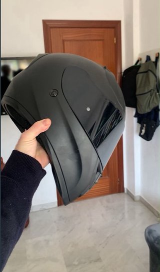 Casco Moto Negro 130R