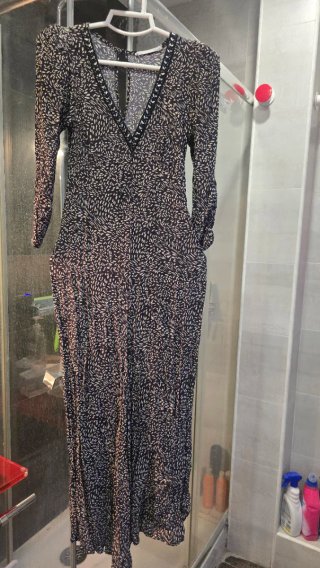 Vestido midi estampado