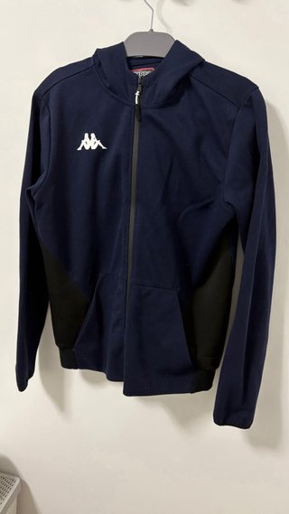 Sudadera Kappa Azul con Capucha