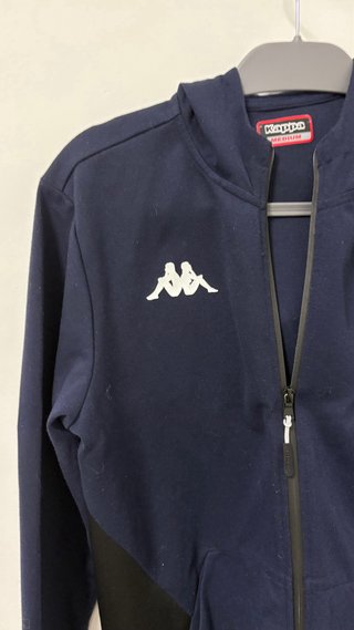 Sudadera Kappa Azul con Capucha