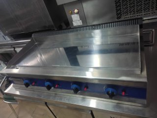 Plancha de cromo duro a gas (butano)