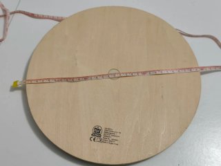 Reloj de madera para aprender números y hora