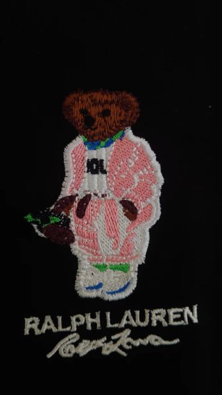 Polo Ralph Lauren Camiseta Negra Oso L