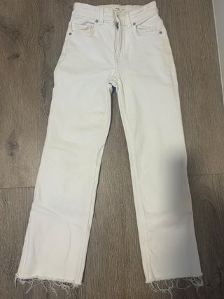 Pantalones vaqueros blancos Mango