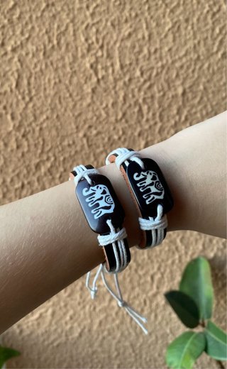 2x Pulseras Ajustables Elefante