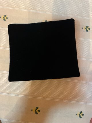 Saya de terciopelo algodón para virgen hasta 80 cm