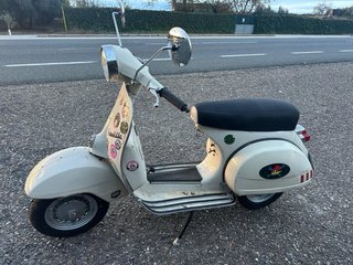 Vespa 200 DS Beige/Blanco