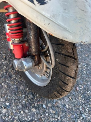 Vespa 200 DS Beige/Blanco
