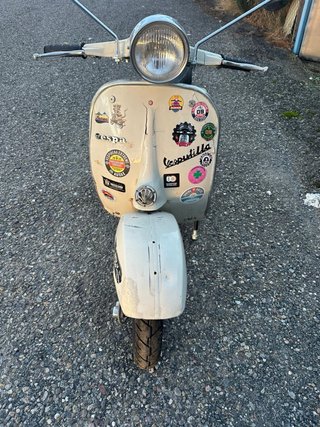 Vespa 200 DS Beige/Blanco