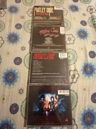 Motley Crue lotto 4 cd 1st Press