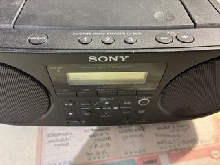 Radio CD Sony ZS-RS60BT Bluetooth/USB Negra