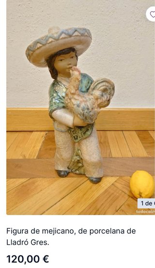 Figura Porcelana Lladro Gres( Regalo Ramon Ingles