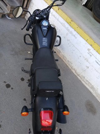 Moto Custom 125cc Negra