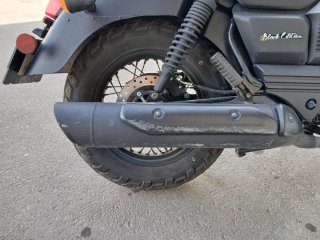 Moto Custom 125cc Negra