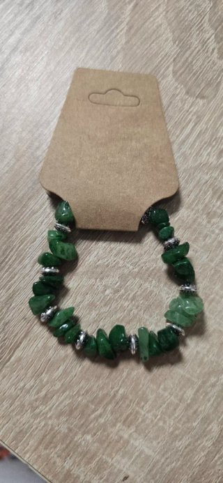 Pulsera de aventurina verde