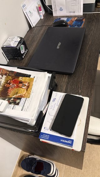 Escritorio IKEA Madera Marrón Oscuro