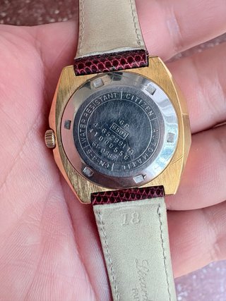 Reloj Citizen automatic 21 Jewels vintage años 70