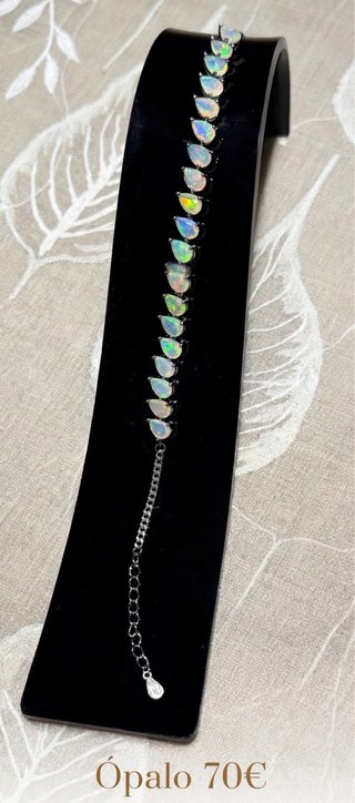 Pulseras minerales plata 925 Precio unidad